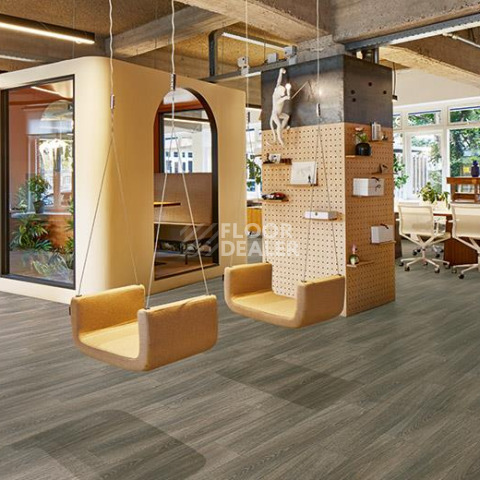 Forbo Modul'up Compact Wood 8422UP43C carbon oak фото 2 | FLOORDEALER